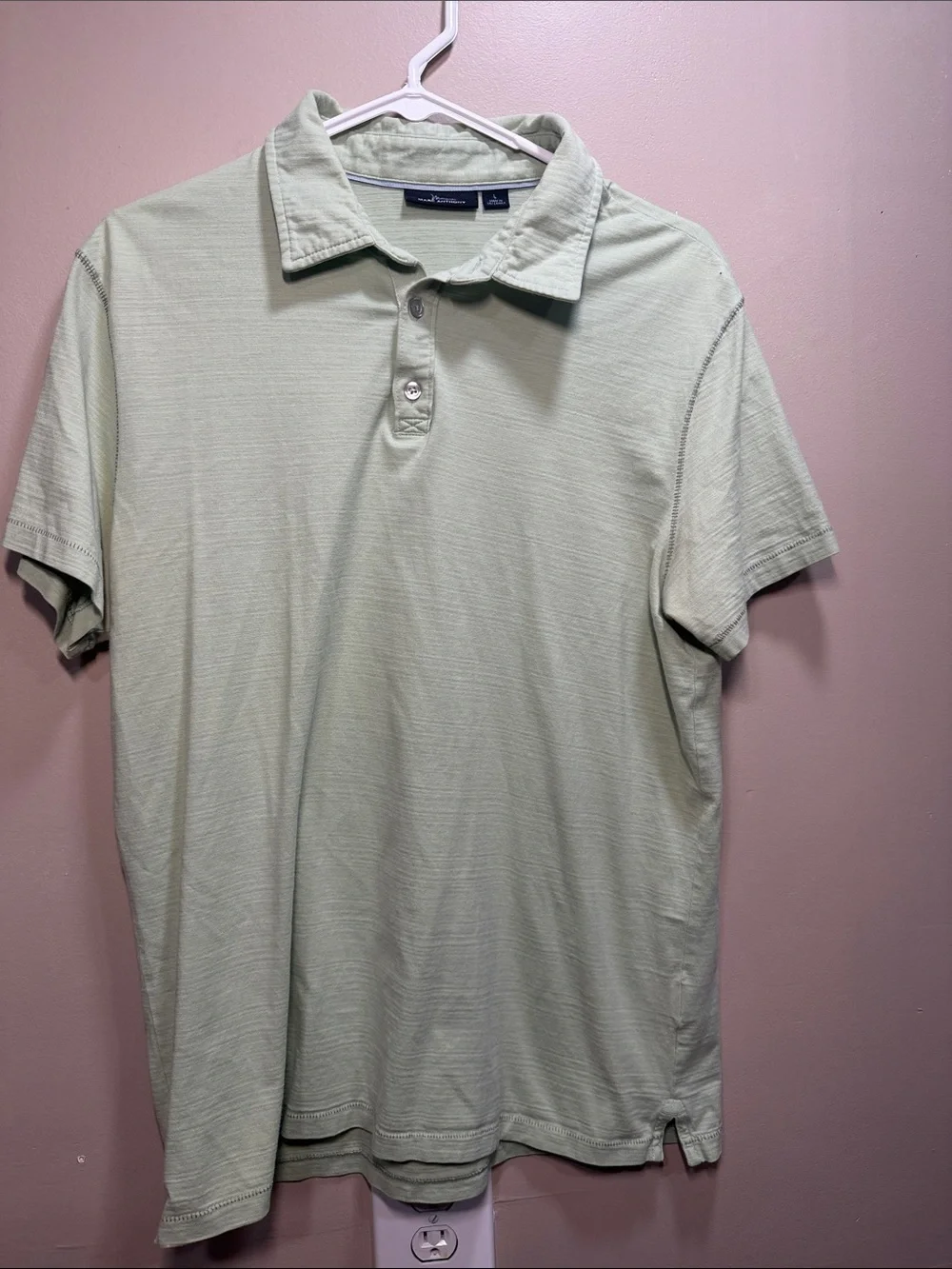 Marc Anthony Men's Polo in Light Sage Green 100% cotton